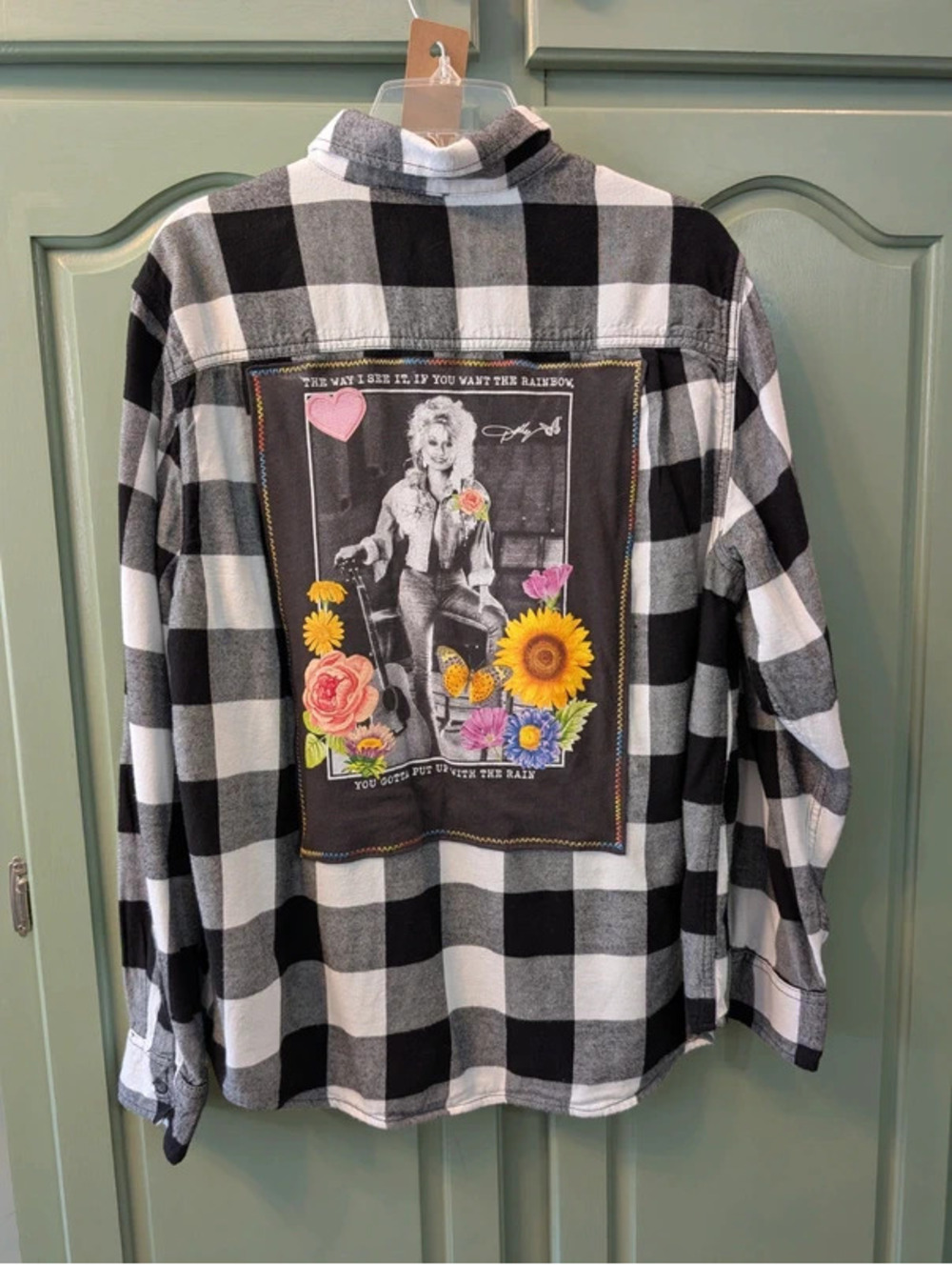 Dolly Parton Shacket Upcycled One of a Kind